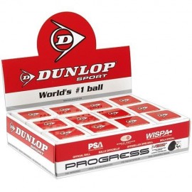 Мячи для сквоша Dunlop Progress 12 штук